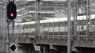 【東北新幹線】E2系1000番台J66編成(200系カラー) 東京駅 発車シーン