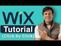 Create A Professional Website Easily - Wix Tutorial 2024 (Click by Click Website Design)