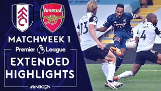 Fulham v. Arsenal | PREMIER LEAGUE HIGHLIGHTS | 9/12/2020 | NBC Sports