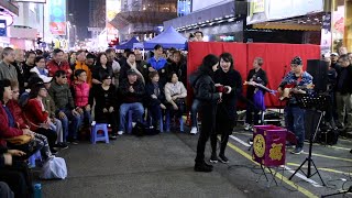 I Don't Know How To Love Him + Those were the days + 夜上海 - Sun L樂隊 Busking Hong Kong 香港旺角街頭表演 171226