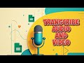Auto-Transcribe Audio & Video with Google Docs – FREE & Easy!