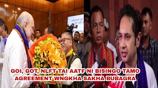 GOI, GOT, NLFT Tai AATF ni bisingo Tamo agreement wngkha sakha Bubagra