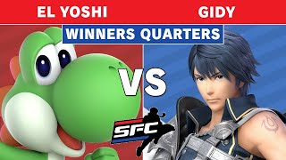 Smash Fight Club 210 - NXL | El Yoshi (Yoshi) Vs. SI | Gidy (Chrom) Winners Quarters - Ultimate