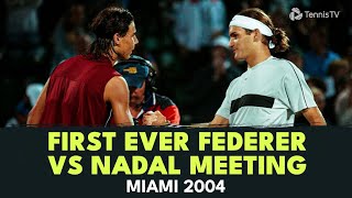 20 YEARS AGO TODAY! The First EVER Federer vs Nadal Match at Miami 2004 ❤️