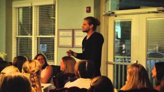 Caleb Pressley at ZTA Sorority Academic Banquet