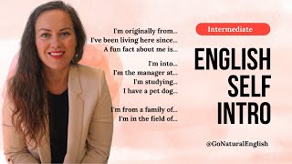 Self Introduction in English 🔹 How to Introduce yourself 🔹 Tell me about yourself interview answer