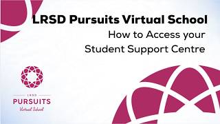 How To Access Your Student Support Centre