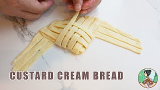 Custard cream bread滑嫩奶香卡仕达酱包 | Japanese sweet buns | Danish Living