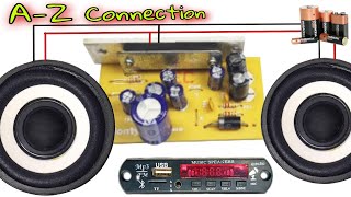 4440 single IC Amplifier||Mini amplifier Board Connection||Full Wiring in la4440IC||PK ELECTRONICS