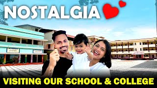 NOSTALGIA 🥰 VISITING OUR COLLEGE GE \u0026 SCHOOL😊 15 YEARS BACK , GOOD MEMORIES 😍 #vlog #school #collage