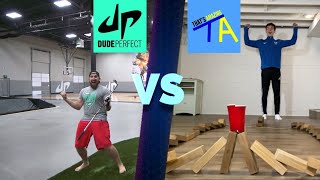 That's Amazing V.S Dude Perfect | Ping Pong Trick Shots Edition