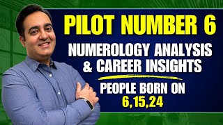 Pilot Number 6 in Numerology: Unlock Your True Potential with Mulank 6! | Numerology | Rohit Mrwah