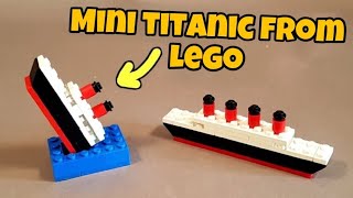 How to make a Mini TITANIC out of lego ?!