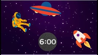 6 minute space timer!