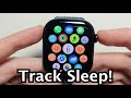 How to Track Sleep on Apple Watch!