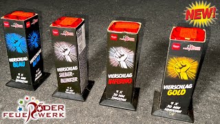 ALLE VIERSCHLAG BOMBENROHRE - RÖDER FEUERWERK | TOP NEUHEIT 2023💥9,95€