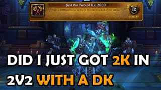 WOW PRE-PATCH - GETTING 2K WITH DK GETS INTENSE! FROST DK/WW MONK PVP FIESTA \