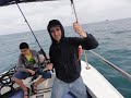 amazing fishing in sea of israel שייט דייג בים מול חופי אשדוד