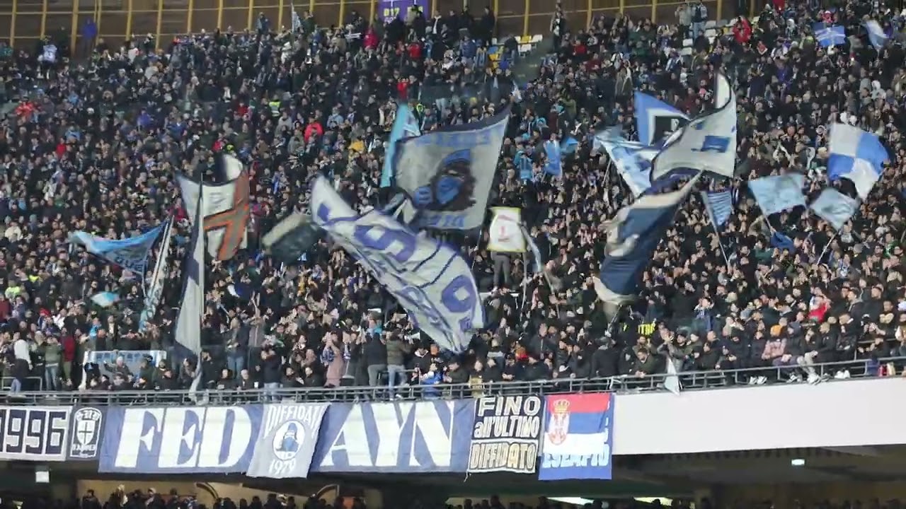 FEDAYN E LA CURVA B NAPOLI // NAPOLI VS CREMONESE - YouTube