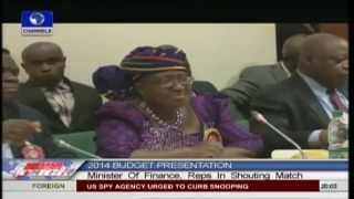 Okonjo-Iweala, Hon Jibrin Exchange Words At Briefing