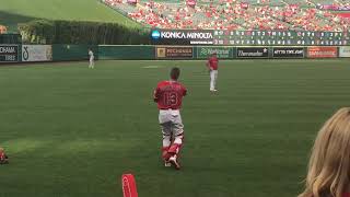 Last game warming of Tyler Skaggs Jun 29, 2019