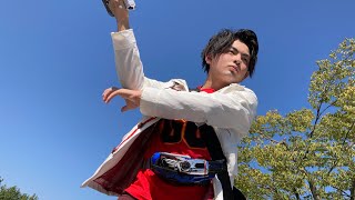 変身動画　諏訪が仮面ライダーデットヒートマッハに変身してみた！