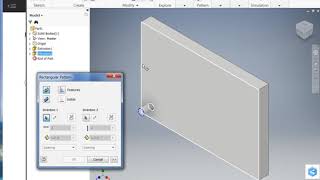PLTW IED 5.5a #6 Rectangle Pattern (FEATURE)