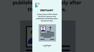 What is Obituary? #journalism #news #death #learning #media #masscommunication