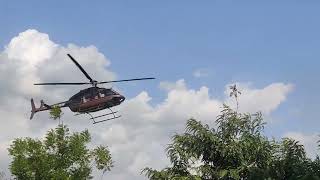 River fund Ahmedabad helicopter Landing