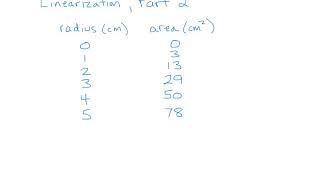 Linearization Part 2