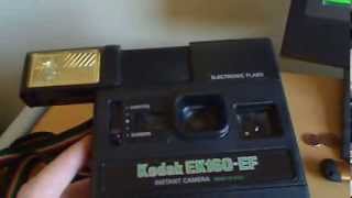 Kodak EK 160-EF Instant Camera - Working