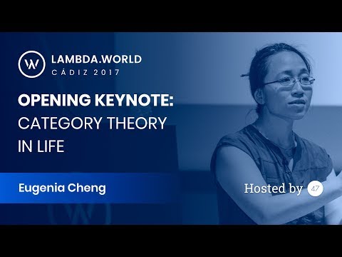 Category Theory in Life – Eugenia Cheng