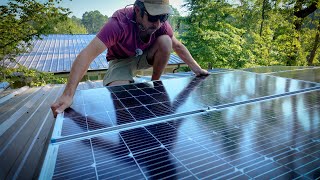 Installing Renogy Solar Panels and a look at our Battery Backup System