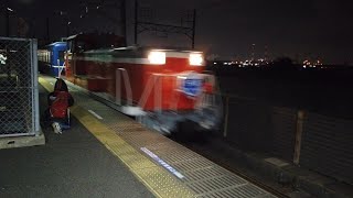 【内房線】9112レ 内房線開業110周年 房総西線客車列車の旅 DE10形1704号機 12系客車 本千葉駅 通過シーン