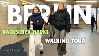 🎥 Walking Tour of Berlin Hackescher Markt | Bustling Streets \u0026 Historic Charm 🚶‍♂️🇩🇪