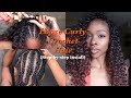 River Curls Wavy Crochet (No-Knots, Natural Part) using Trendy Tresses Crochet Hair