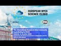 The International Research Data Community Contributing to EOSC - Helsinki, 22 October 2019