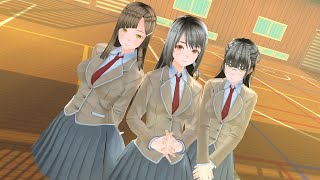 【COM3D2】stellar my tears 放課後の体育館で　3人版  ダンス 【カスタムオーダーメイド3D2】