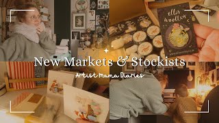 Spring Market Season \u0026 New Stockists 🌷 | Artist Mama Diaries 🐻 | Studio Vlog 🌿