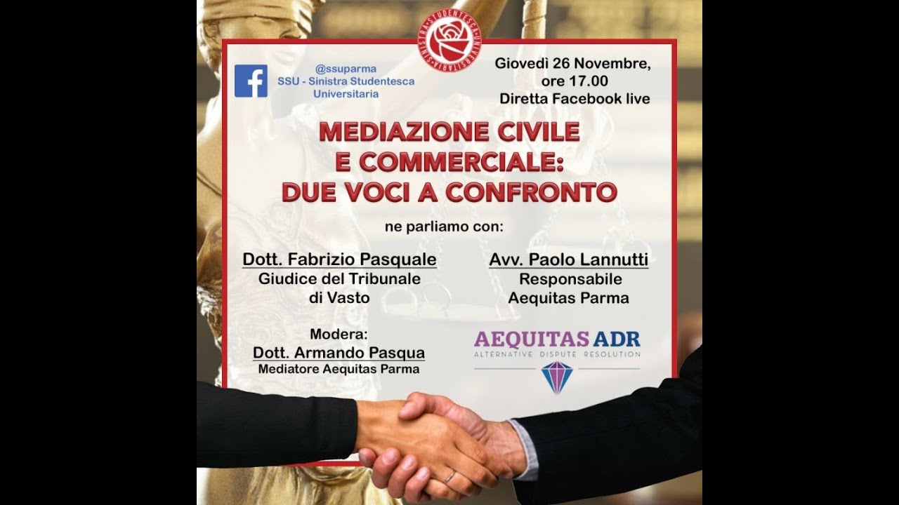 Mediazione Civile E Commerciale: Due Voci A Confronto. 26.11.2020 - YouTube