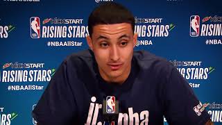Kyle Kuzma roasting Lonzo-Ball and walking around (More Curious Moments) "gets a plate!"