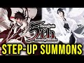 Bleach Brave Souls 5th ANNIVERSARY ICHIGO & BYAKUYA STEP UP SUMMONS ALL STEPS 1400+ SPIRIT ORBS