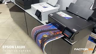 EPSON L8180 печат на Канава/Canvas