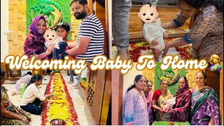 Finally🥳Welcoming BaBy👶🏻To Home🏠ನಮ್ಮ ಮಗನನ್ನು ಕರ್ಕೊಂಡು ಮನೆಗೆ ಬಂದವಿ🤷‍♀️