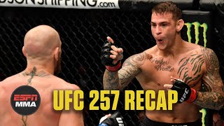 UFC 257 Recap: Dustin Poirier knocks out Conor McGregor | ESPN MMA