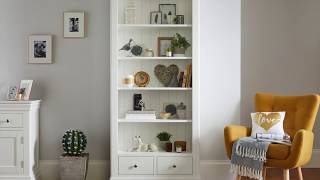 Toulouse White Painted Tall Bookcase