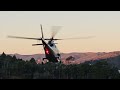 pr agw agusta a109e approach landing and takeoff