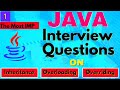 Tricky Java Interview Questions on Inheritance, Overloading & Overriding| Interview Question on OOPs