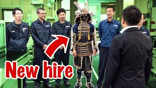 First Day on the Job… in Full SAMURAI ARMOR?!