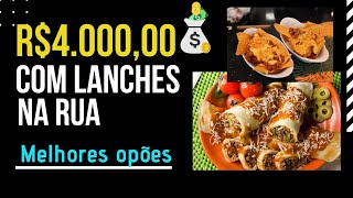 5 Lanches para vender na rua - Lanches Rápido para ganhar dinheiro